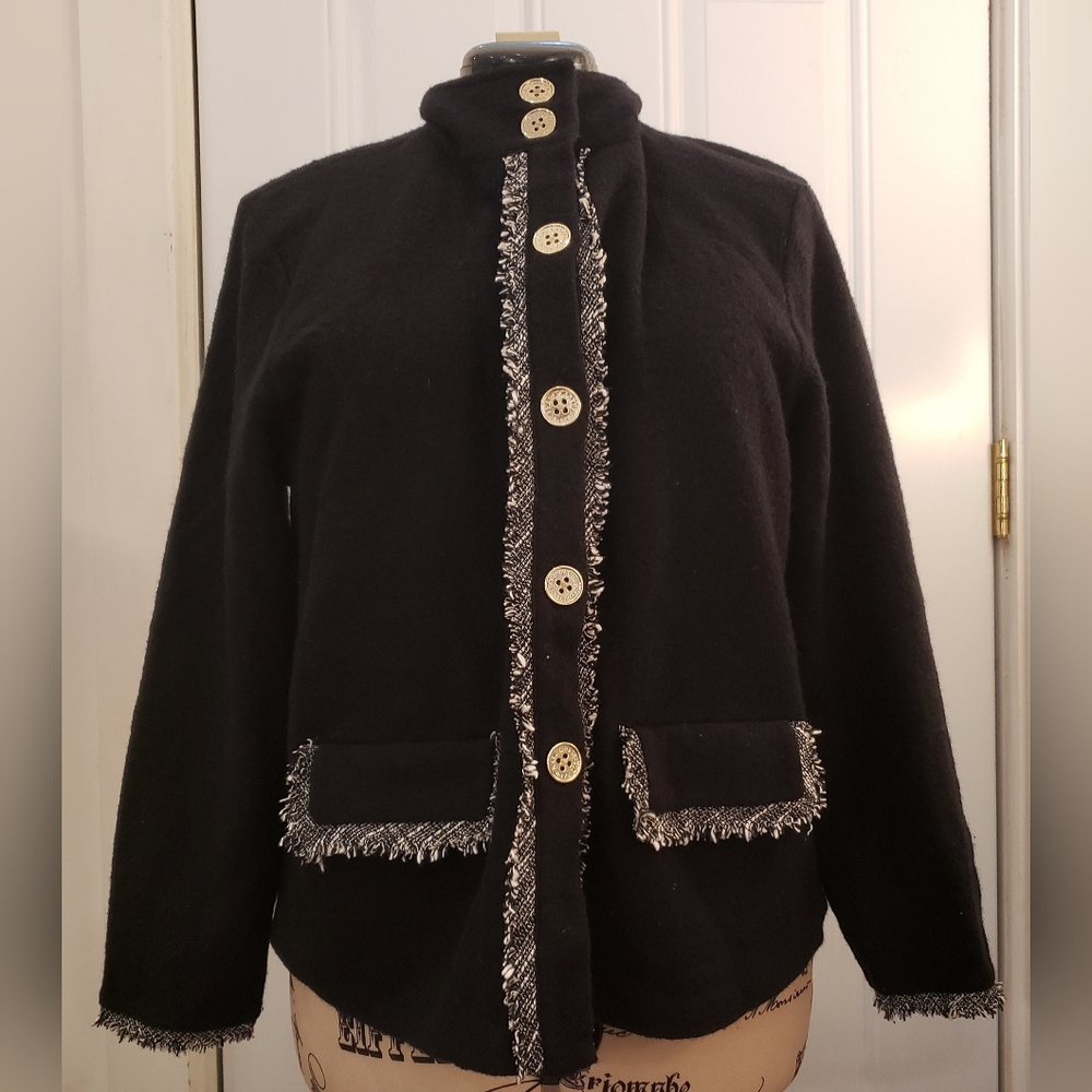Karl Lagerfeld Wool / Acrylic Jacket / Blazer Size XL